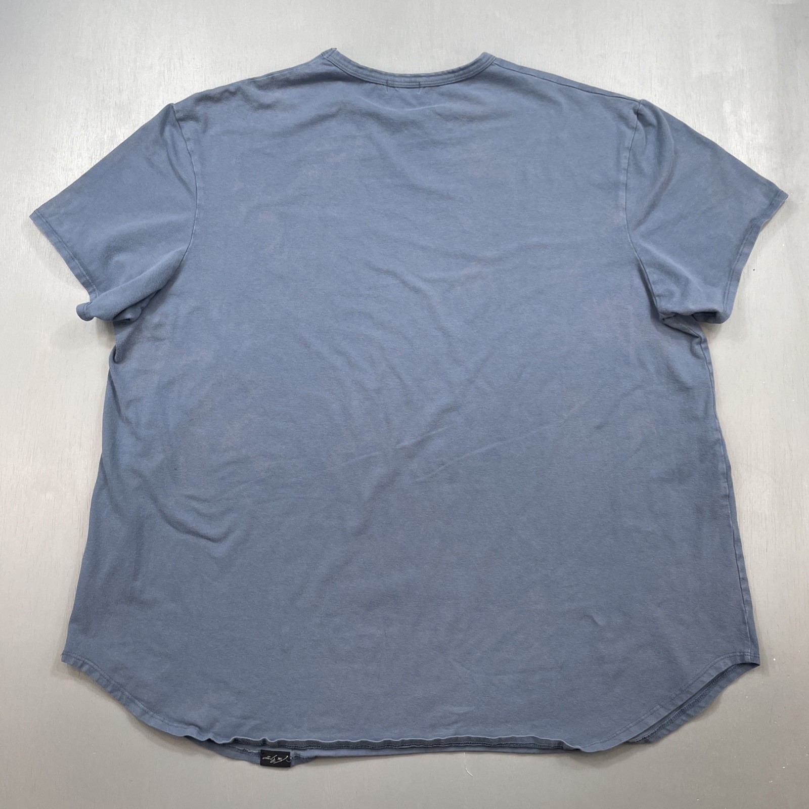 One Bone Shirt Men 3 4XL Scoop Curved Hem Tee Short Sleeve Crew Neck Blue Canada gallery