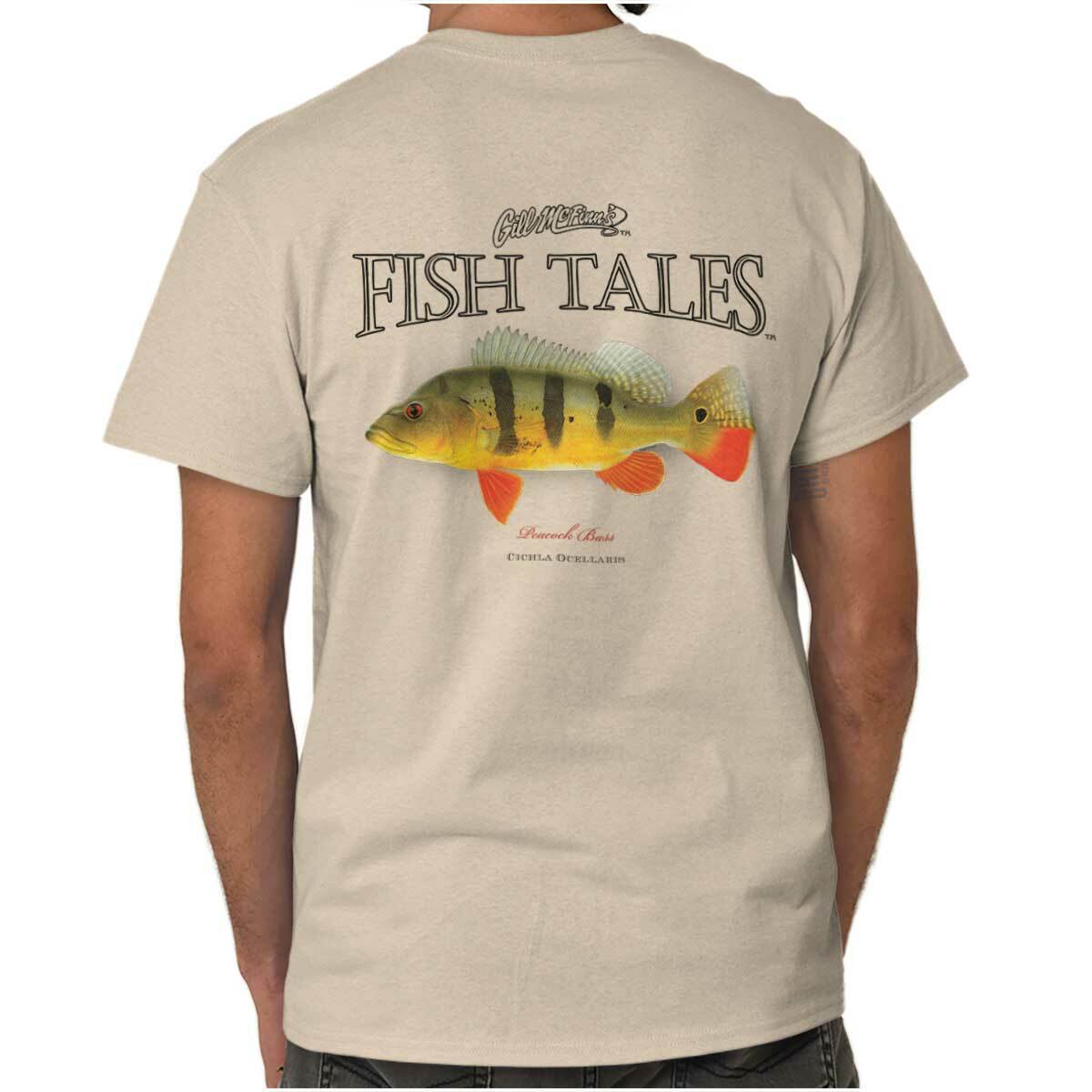 Gill McFinns Bass Fishing Gift Fisherman Womens or Mens Crewneck T Shirt Tee