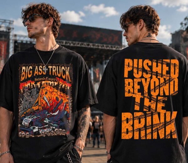 Big Ass Truck Pushed Beyond The Brink 2-Sided Vans Warped Tour T-Shirt gallery