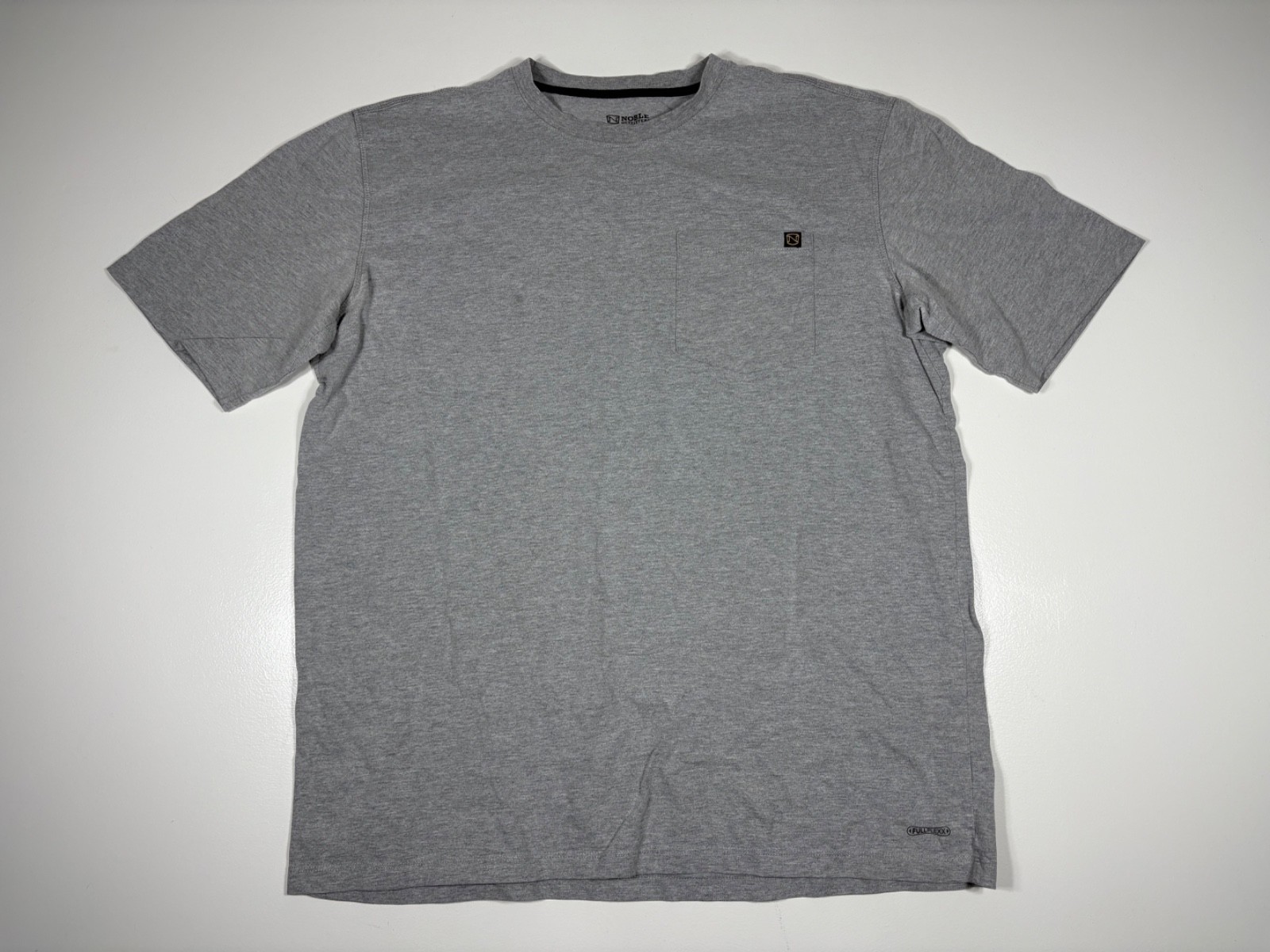 Noble Outfitters Tshirt Mens XLT Gray Work Pocket Heavy Duty Durable Tall