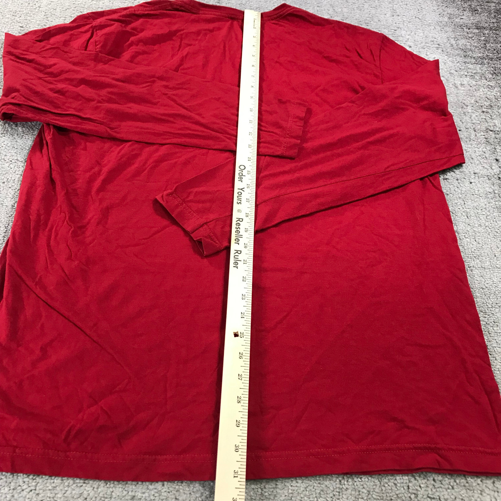 Apple Shirt Mens Extra Large Employee Genius Red Made in USA LOGO Computers gallery