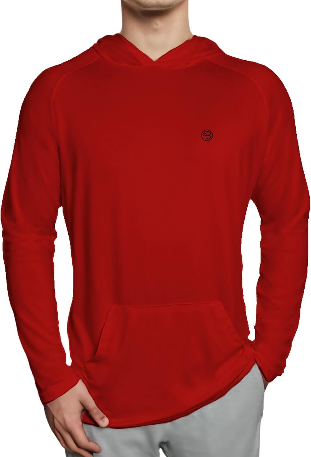 Men's Hooded Sun Shirt UPF 50+ Long Sleeve Fishing Shirt SPF Rash Guard gallery