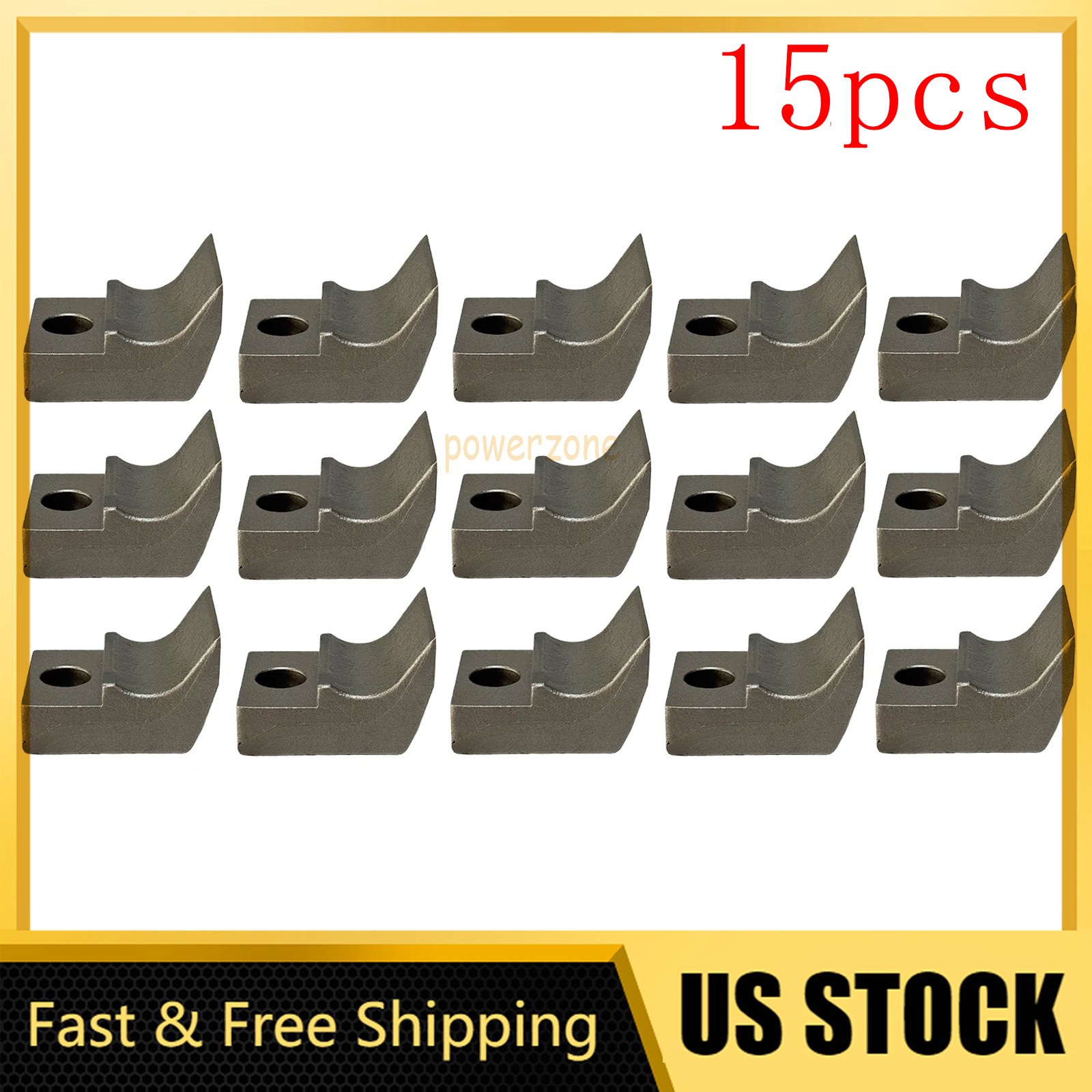 C/3 Teeth for FAE and CAT Mulchers with C/3 Rotor #570-21233 15Pack
