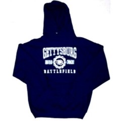 GETTYSBURG BATTLEFIELD CRACKLE UNISEX SWEATSHIRT HOODIE NEW