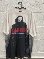 Rare Vintage 90s Highlander AOP All Over Movie Promo Made In USA T-Shirt XL