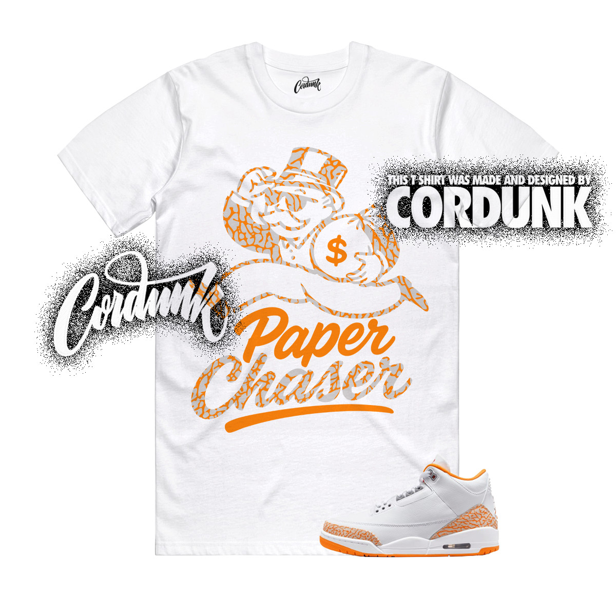 3 Orange Citrus White Cement Grey Multi Color 11 T Shirt Match PAPER