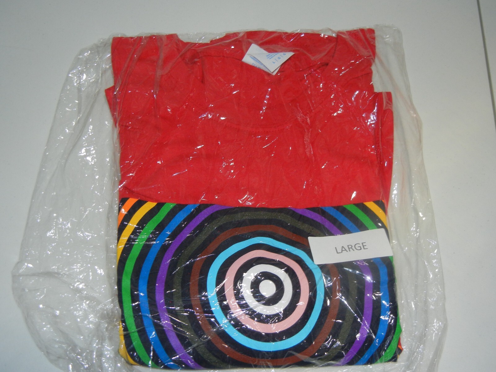 TARGET TAKE PRIDE – BULLSEYE RAINBOW LOGO T-SHIRT RED LGBTQ cotton L large