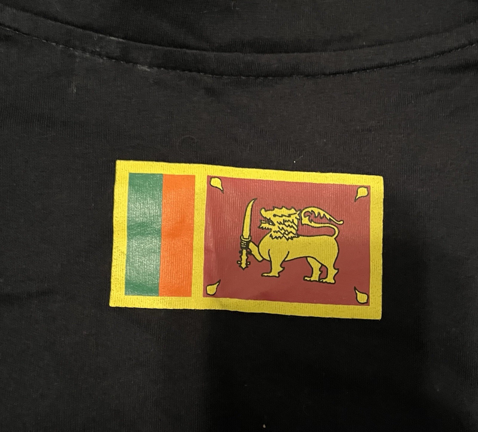 Six Rings SXKRNS Sri Lanka Cricket Graphic T-Shirt Mens Large Black NWT gallery