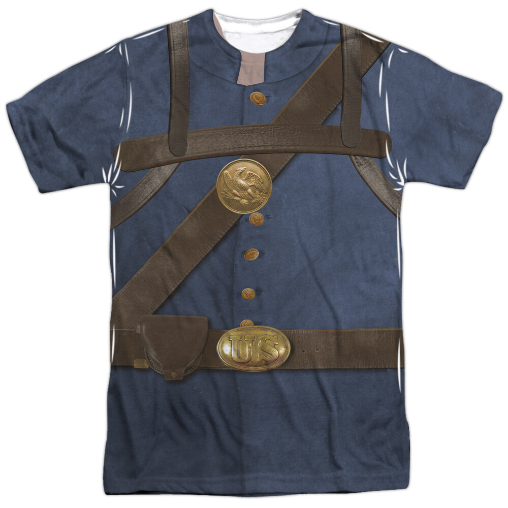 Union Soldier Unisex Adult Halloween Costume T Shirt (Front/Back), S-3XL gallery