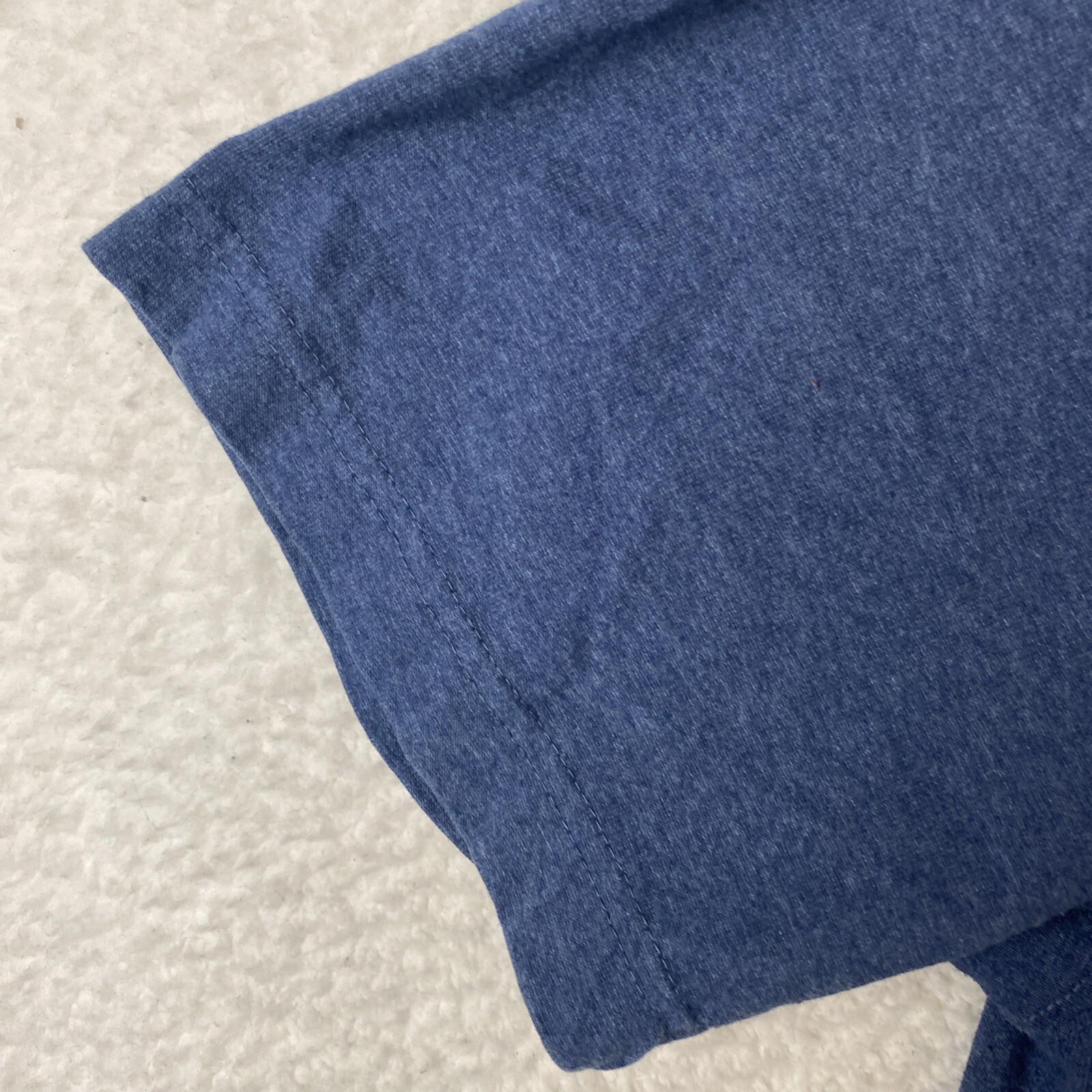 Carhartt T-Shirt Men L Blue Loose Fit Heavy Short Sleeve Work Spellout TK0195-M gallery