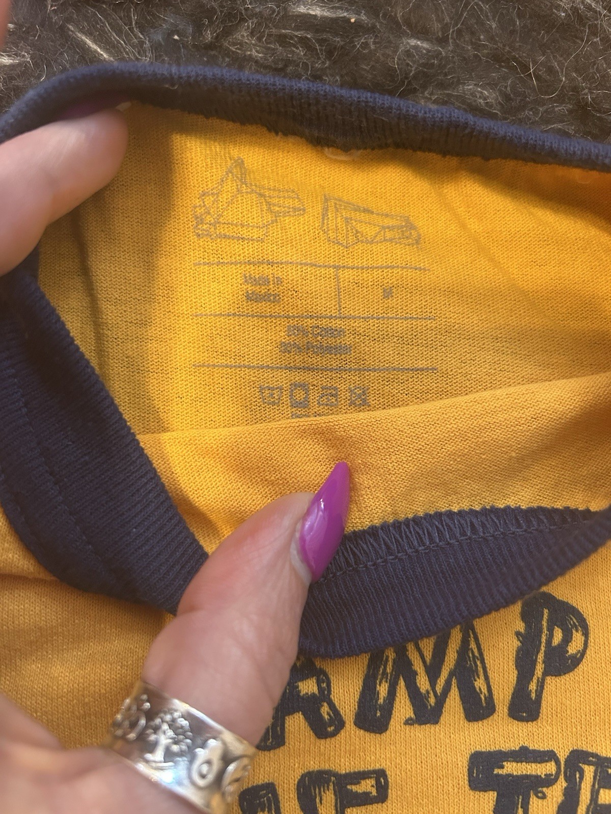 Vintage Camp Run The Jewls Ringer Tee Shirt Size M gallery