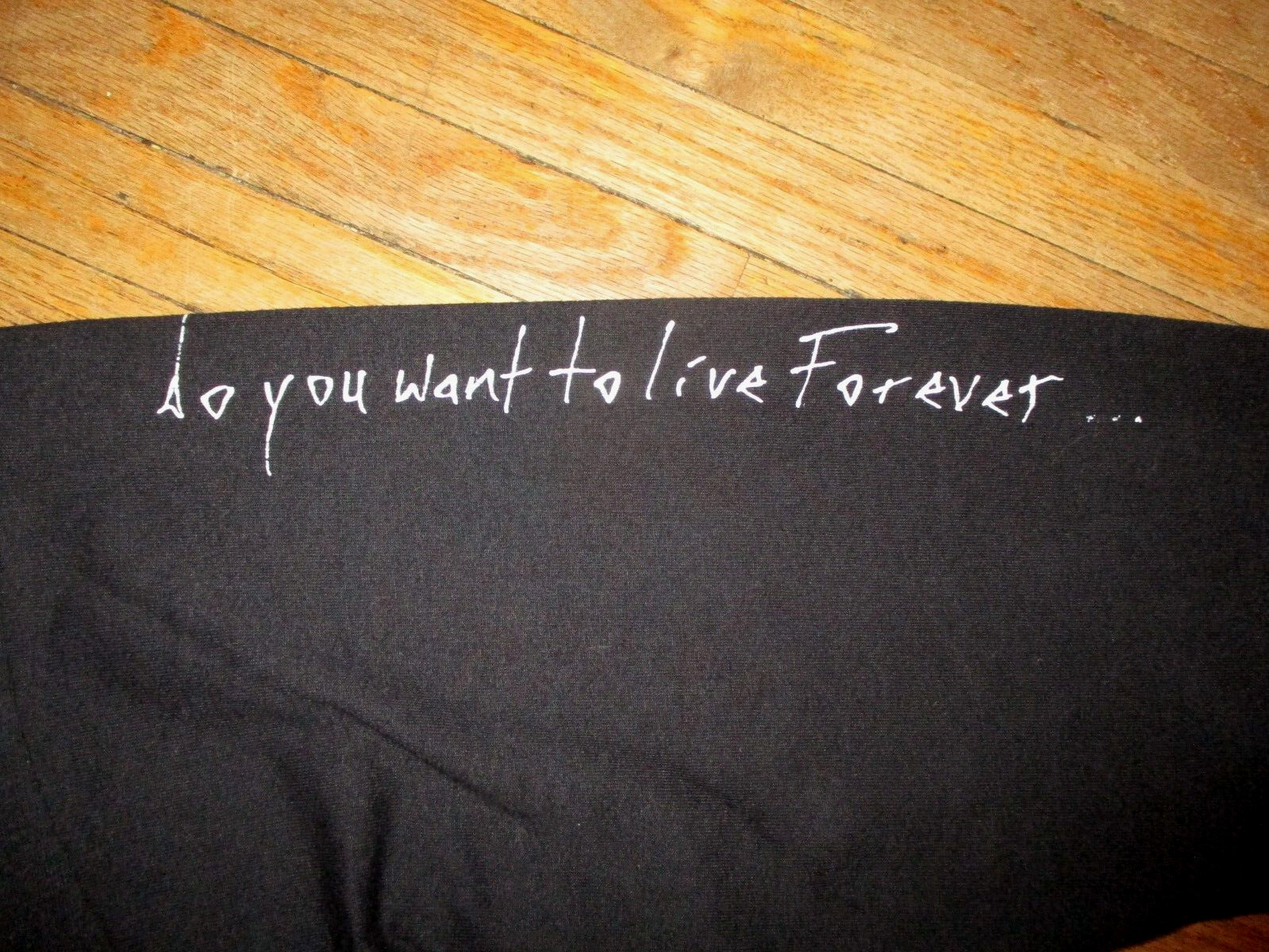 VAMPIRE RABBITS T SHIRT Do You Want To Live Forever Long Sleeve LARGE gallery