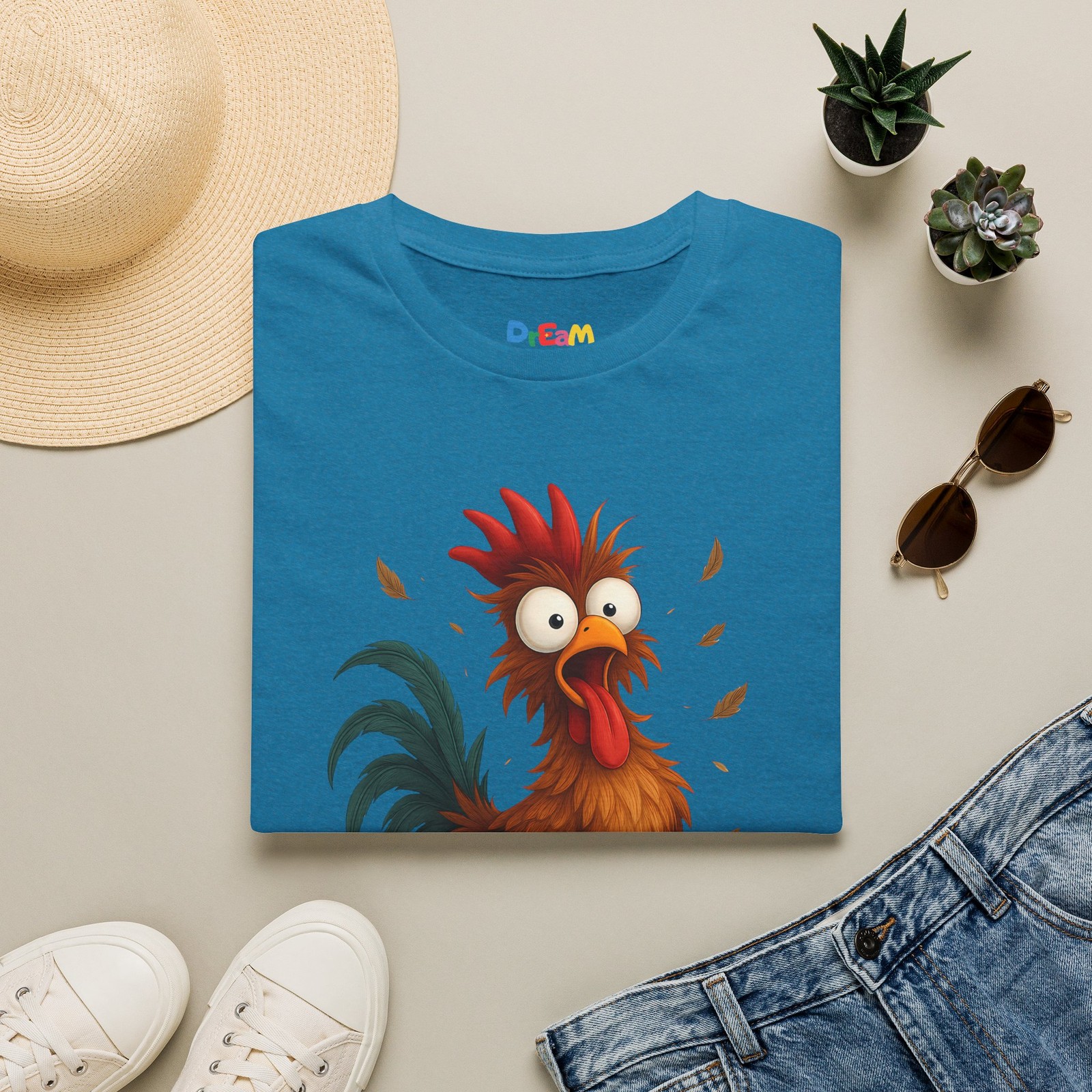 F-CAW-F Rooster Graphic Tee, Funny Chicken Shirt gallery