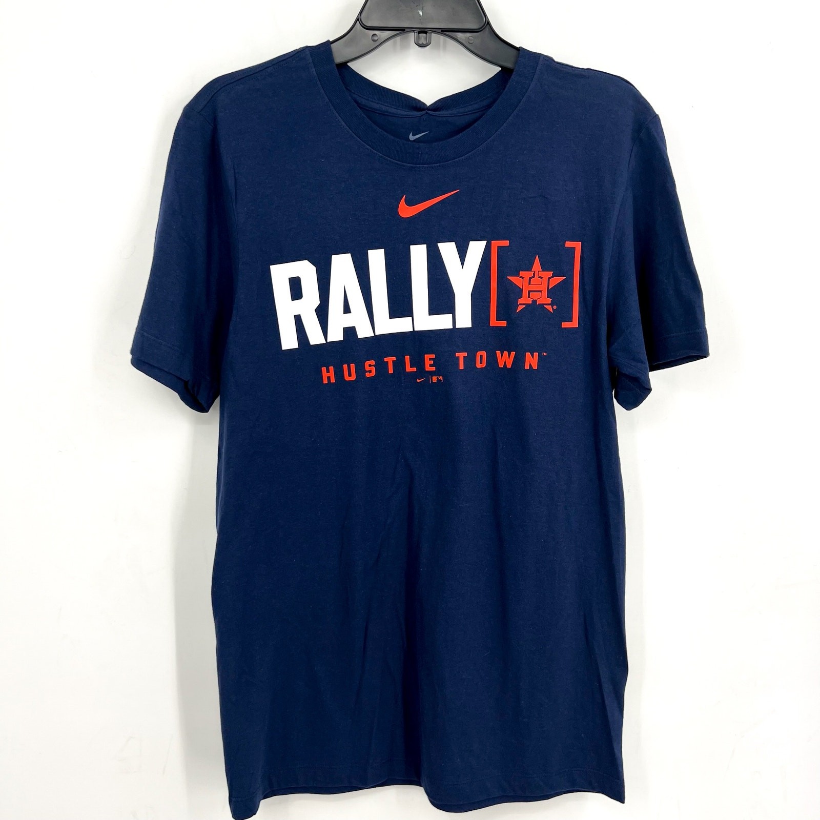 NIKE Mens Houston Astros Rally Home Graphic T-shirt Small Chattanooga Blue NWT gallery