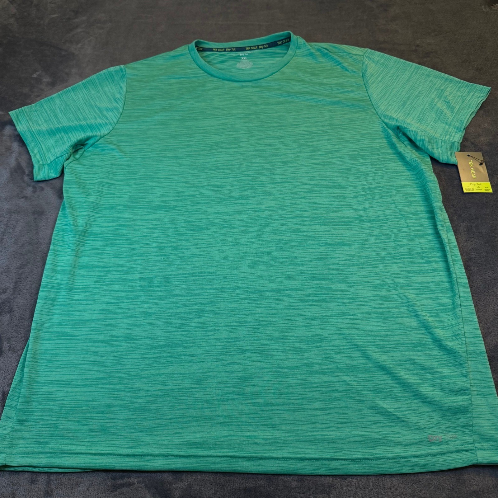Tek Gear Dry Tek T Shirt Mens XXL Green Moisture Wicking Performance gallery