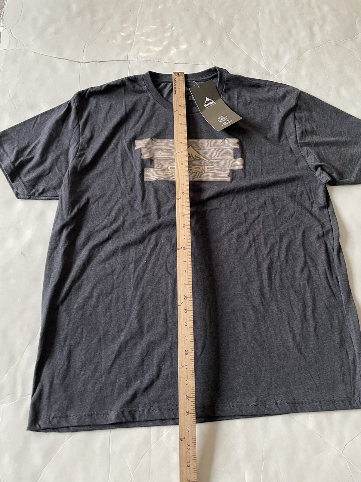 NEW Skre Gear Barnwood Logo Tee Men’s T-shirt 2XL Gray Extreme Hunting Gear gallery