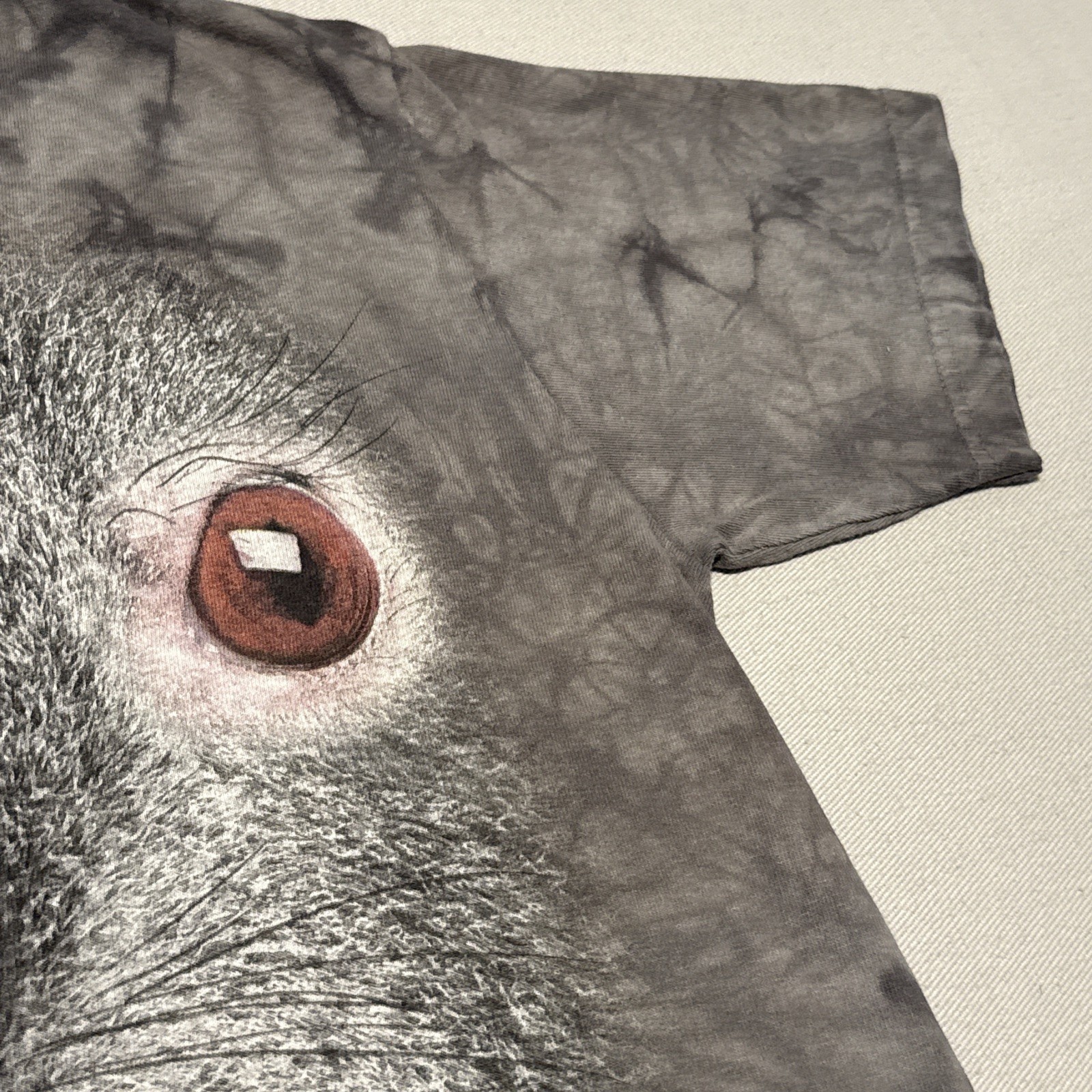The Mountain T-Shirt Mens Smalll Grey Tie Dye Koala Animal Print Cotton Wildlife gallery