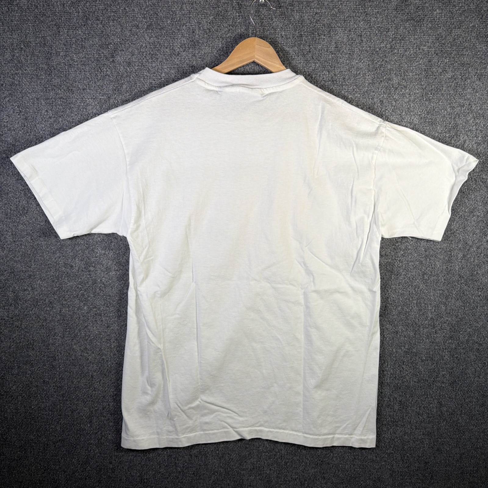 Vintage Humanitees Shirt Mens XL White 90s Nature The Living Forest Art Portrait gallery