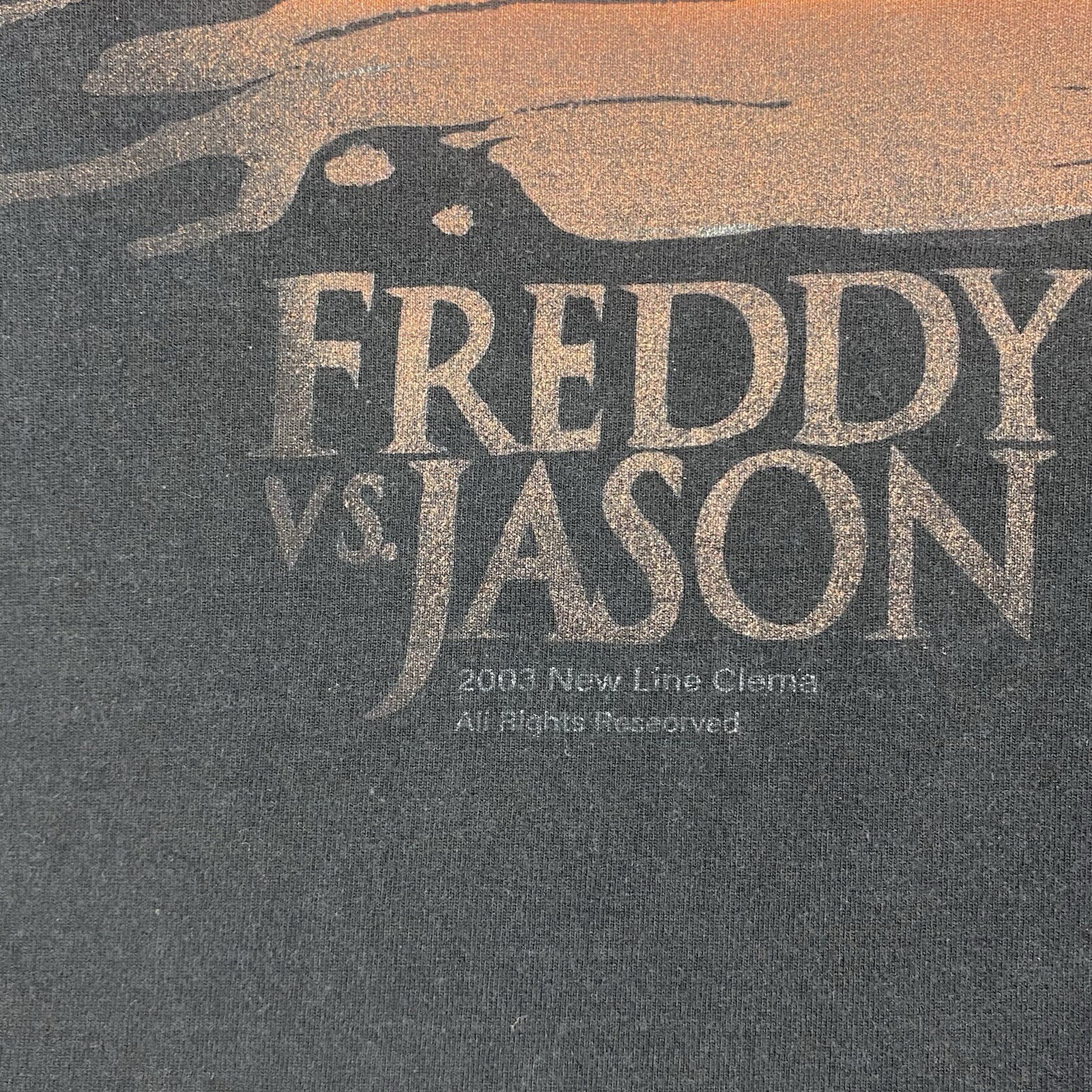 Vintage 2003 Fredy vs Jason Graphic Shirt Mens 3XL Black Short Sleeve Horror 2YK gallery