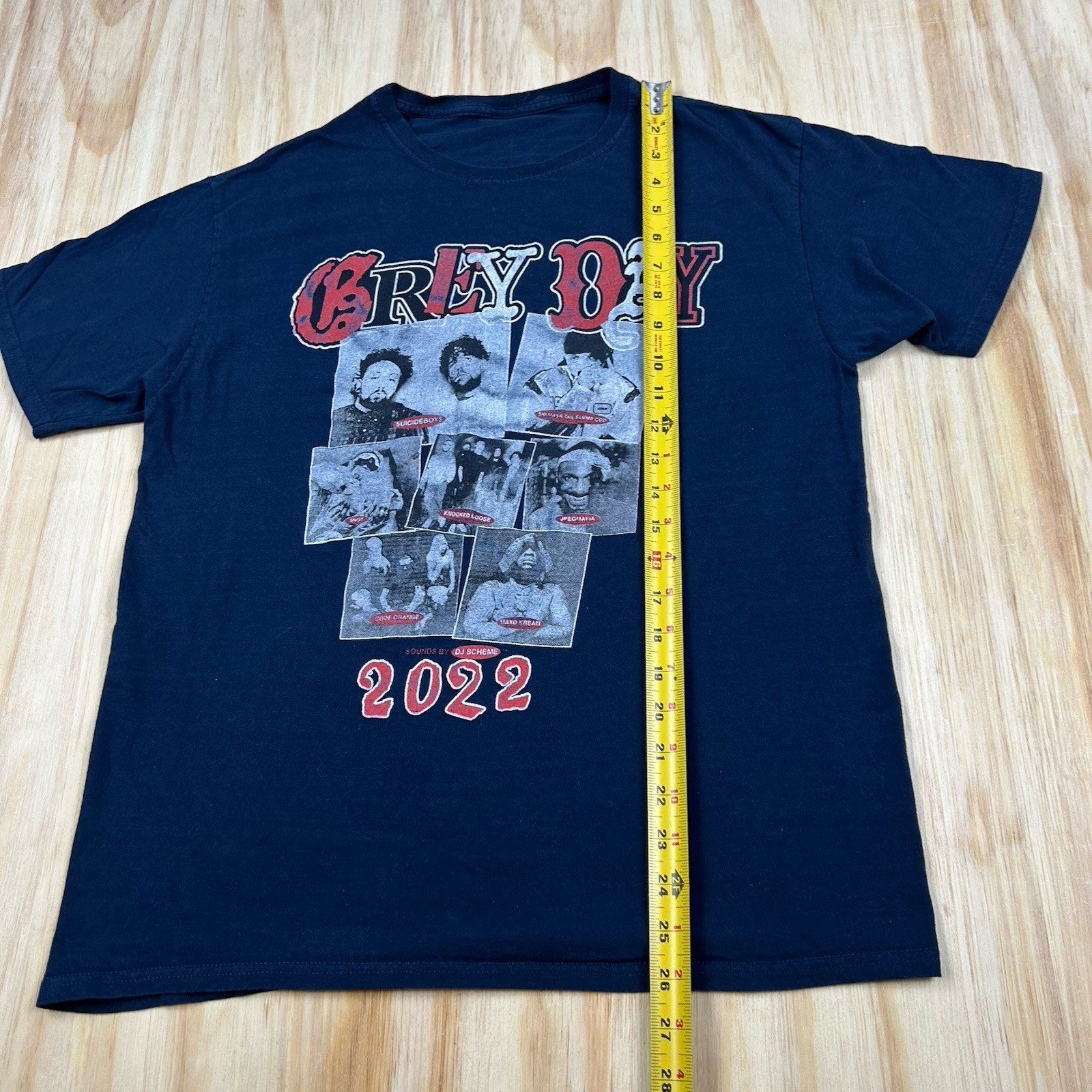 $uicideboy$ Grey Day G59 2022 Tour T-Shirt Official Merch Men’s M Blue gallery
