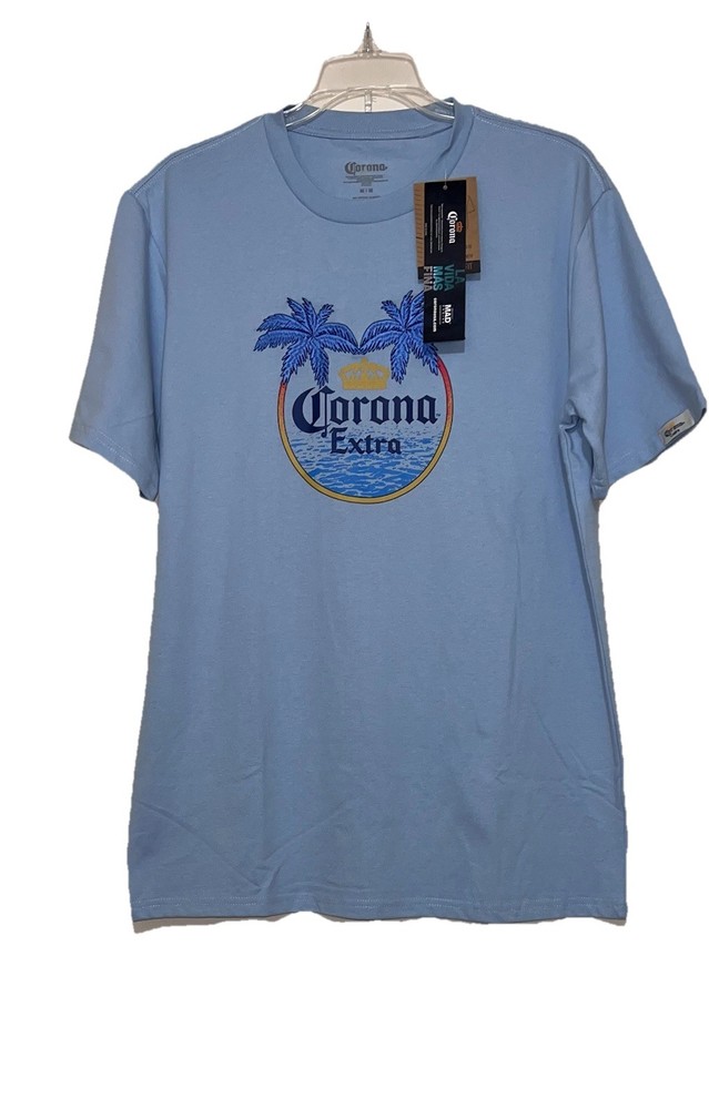 NWT Official Corona Extra Sailboat Blue Men’s Size Medium T-Shirt New