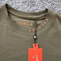 YoungLA Essential Drop Shoulder TeeOlive Green Size Medium (Brand New with Tags)