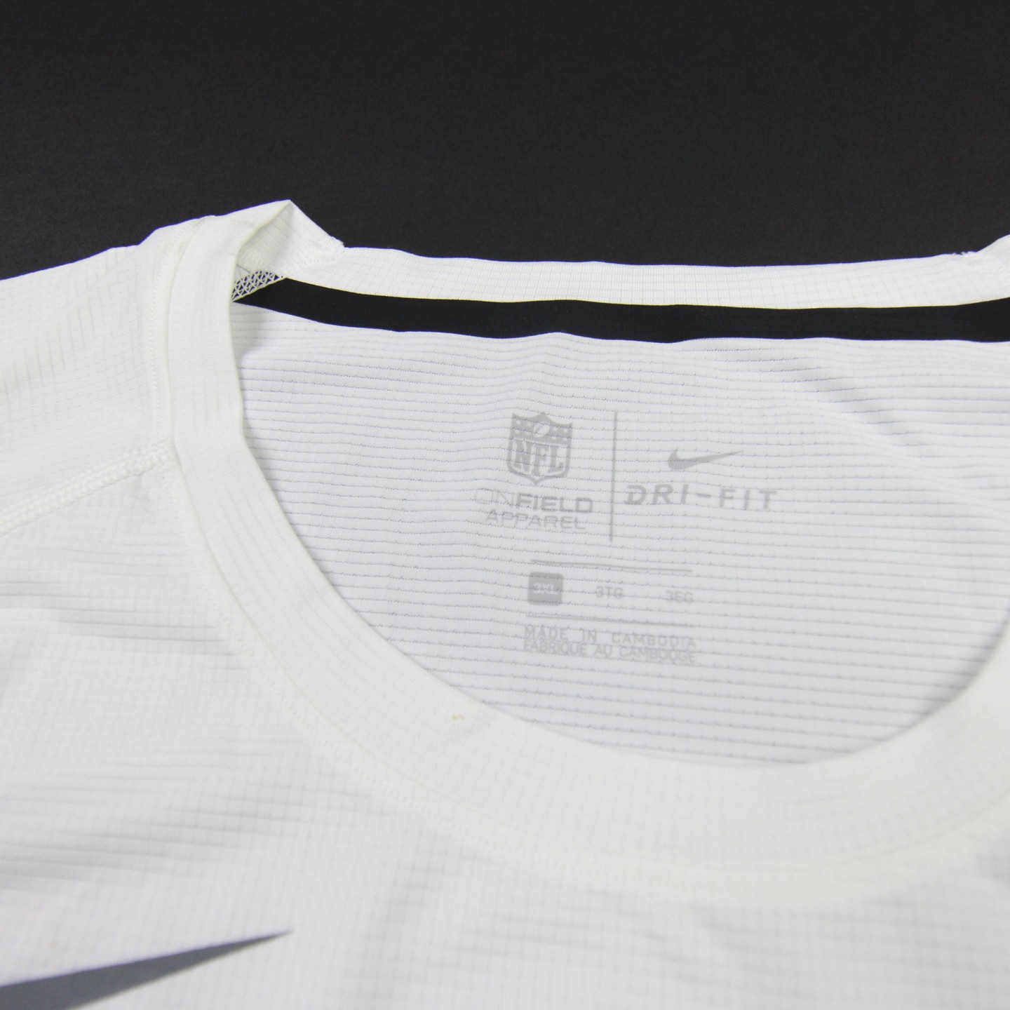 Nike NFL On Field Dri-Fit Short Sleeve Shirt Men's White New without Tags 3XL gallery