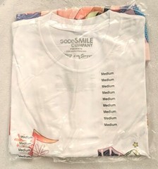 Hatsune Miku – Pop Star Sublimation Tee – Men’s White T-Shirt – size S M L XL