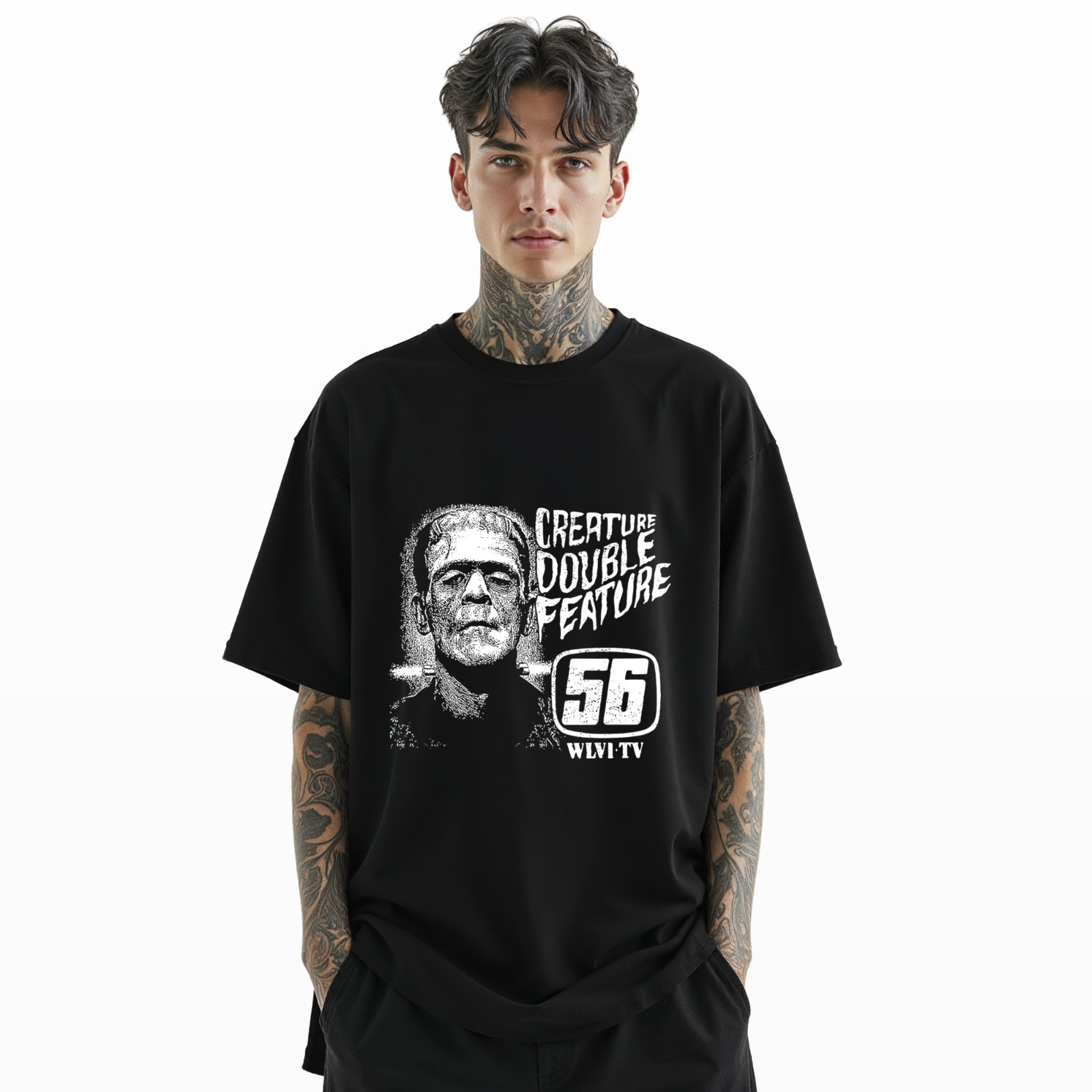 Retro Horror Monster T-Shirt – Vintage Creature Feature Graphic Tee A175 gallery