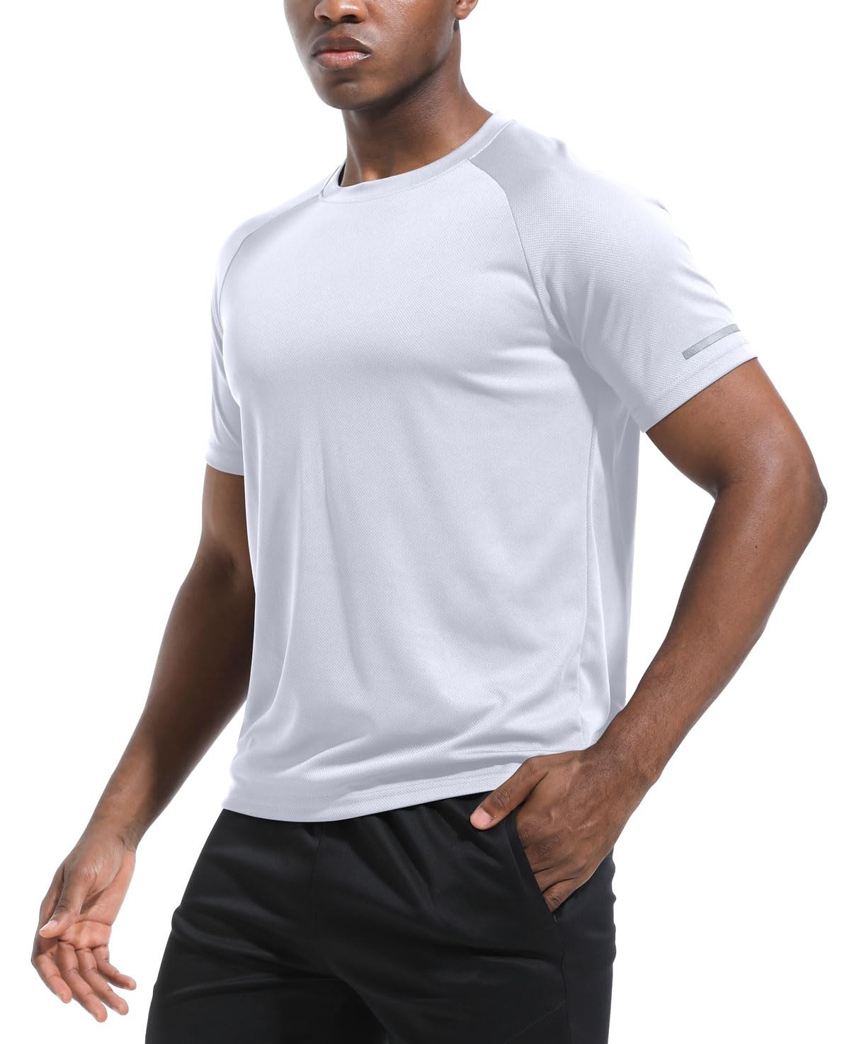 Men's Pack of 1 Workout Running Shirts, Dry Fit Moisture Wicking T-Shirts, Sp... gallery