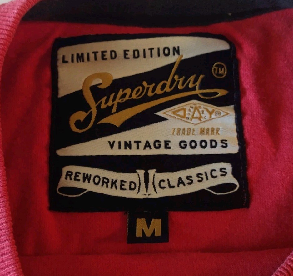 Superdry Shirt Men's Medium Red Eagles TOK JPN 54 Graphic Logo Tee Vintage Style gallery