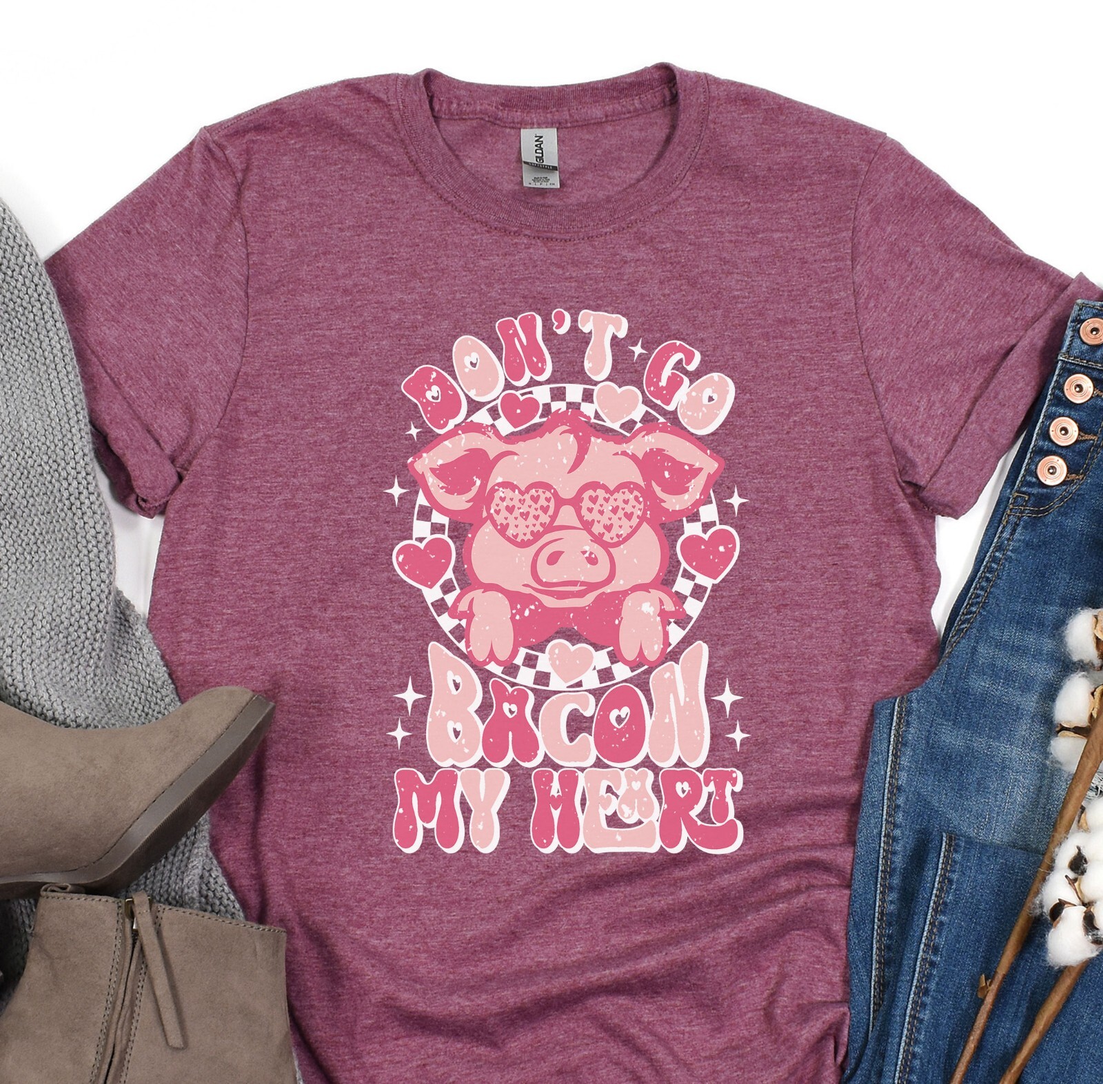 Grinch Movie T-Shirt Don't Go Bacon My Heart Christmas Shirt Christmas Gift gallery