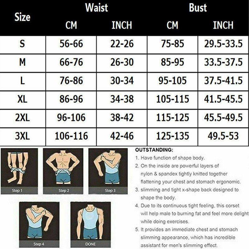 Shaper Men's Body Shaper Toning T-Shirt Ultra Durable Tank Compression Underwear gallery