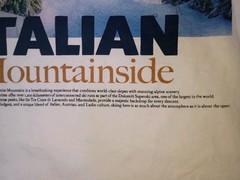 NWT Mad Engine Small Italian Mountainside Italia Ski Dolomiti Queen of Dolomites