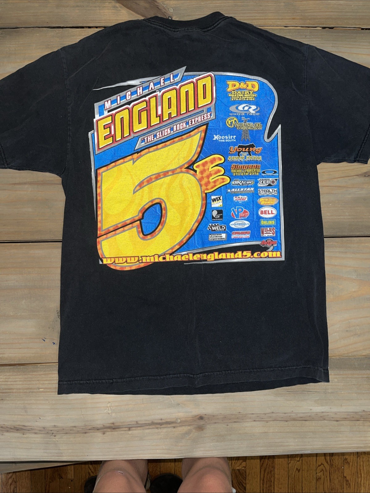 Michael England Sport Arizona Shirts Race Car Men’s Large T Shirt Vintage gallery