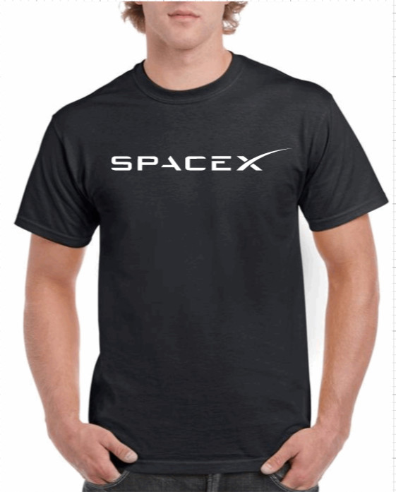 SpaceX Space X T-Shirt 100% Cotton tshirt TEE S-3XL Various Colors Musk Tesla gallery