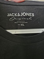 Jack & Jones Jordimensional “Juice” Shortsleeve Black Tee Mens Size XL NWT