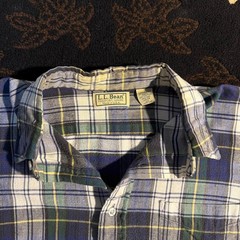 Vintage plaid ‘L.L Bean’ flannel button up