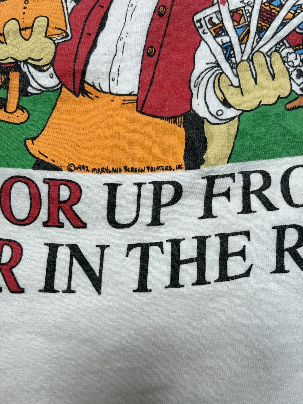 Big Johnson Bar & Casino shirt vintage 90s X-Large XL Poker in the rear gallery