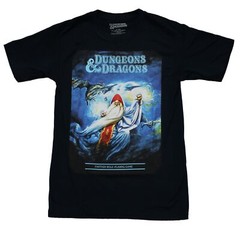 Dungeons & Dragons Mens T-Shirt – Advanced Players Handbook Wizard Cover AD & D