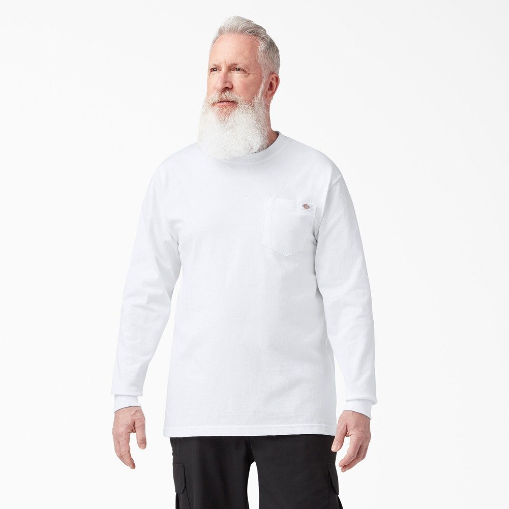 Dickies Men's T-Shirt Heavyweight Pocket Long Sleeve Relaxed Fit T-Shirt gallery