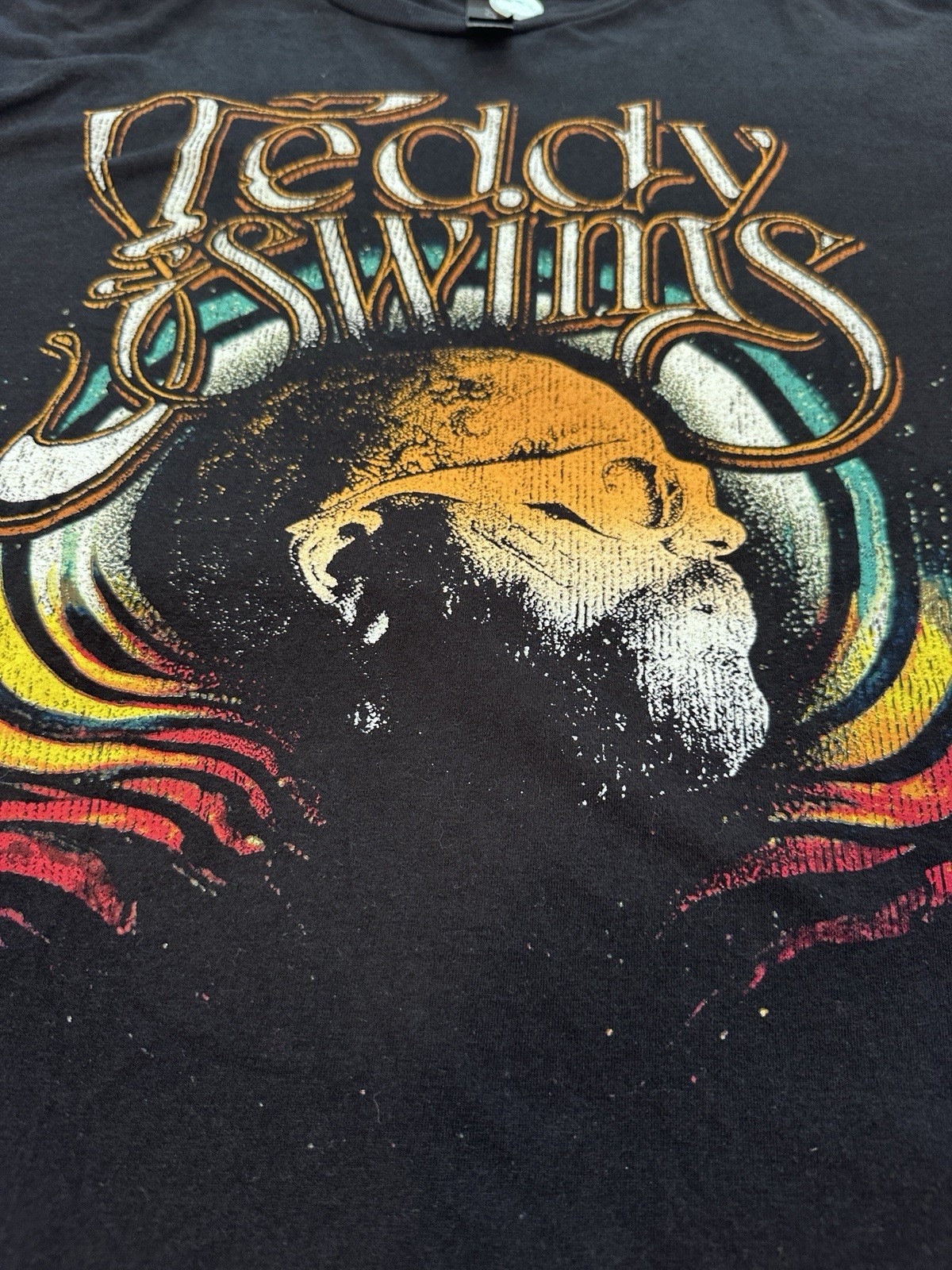 Teddy Swims Tour Gift Shirt For Fans Dbl Sided Epic Graphic Men’s L Blk EUC gallery