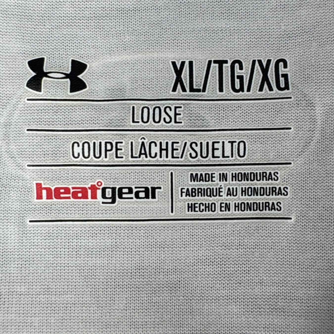Under Armour HeatGear Mens XL White Short Sleeve Loose Fit T-Shirt Logo Athletic gallery