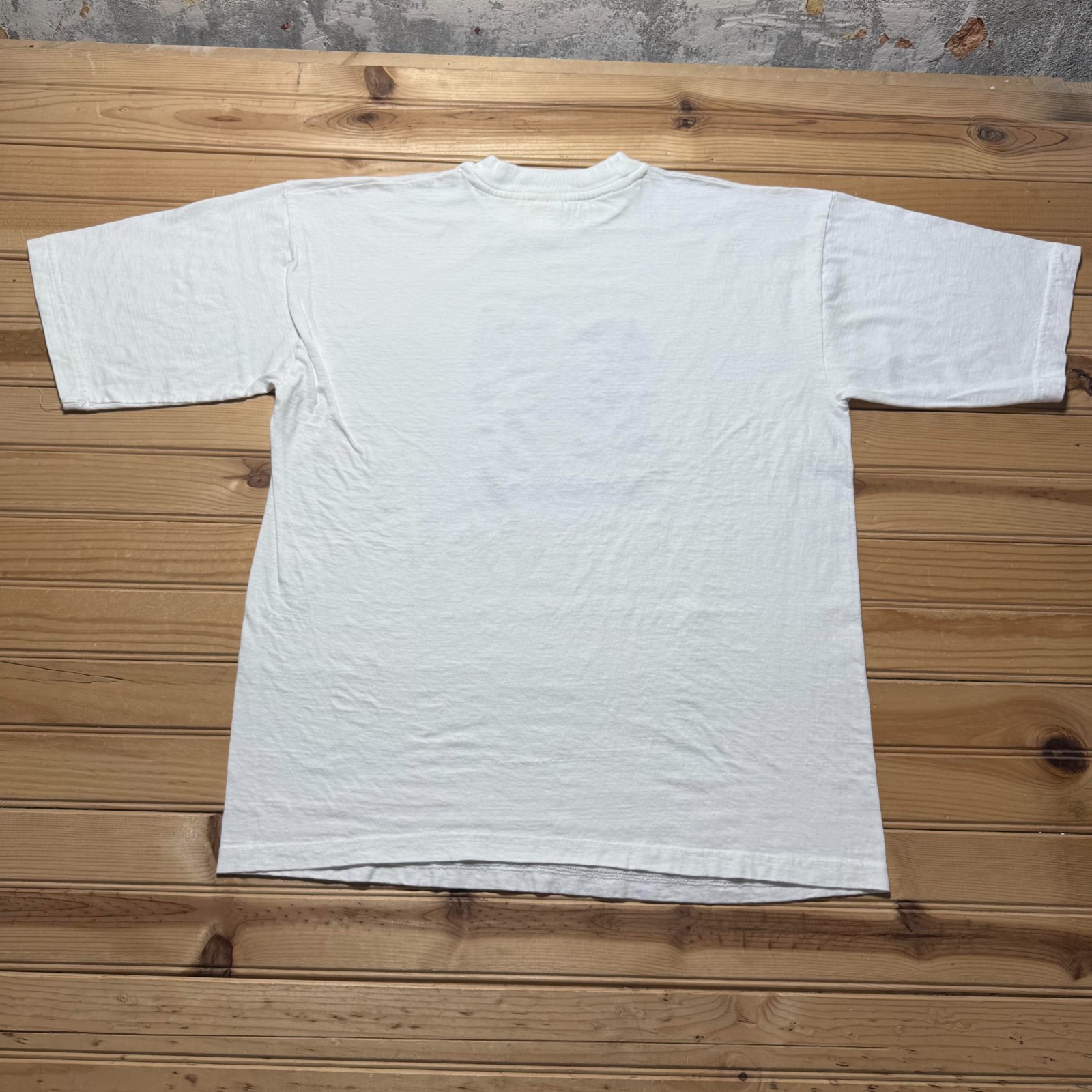 Vintage 90s Norge Troll Carpenter Cartoon Mythical Folklore Graphic T-Shirt - XL gallery