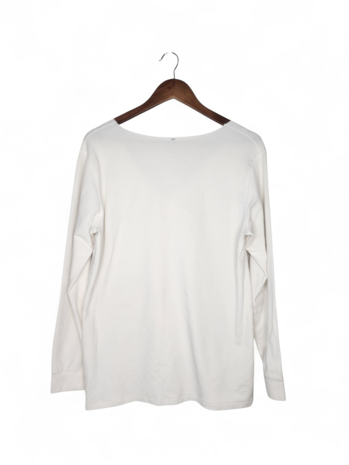 Uniqlo Heattech Ultra Warm Cotton Long Sleeve Shirt in Ivory Size M Style 450529 gallery