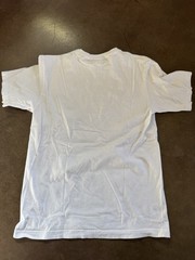 Electric Quality Garments Men’s Graphic Print T-Shirt Size Medium White Cotton