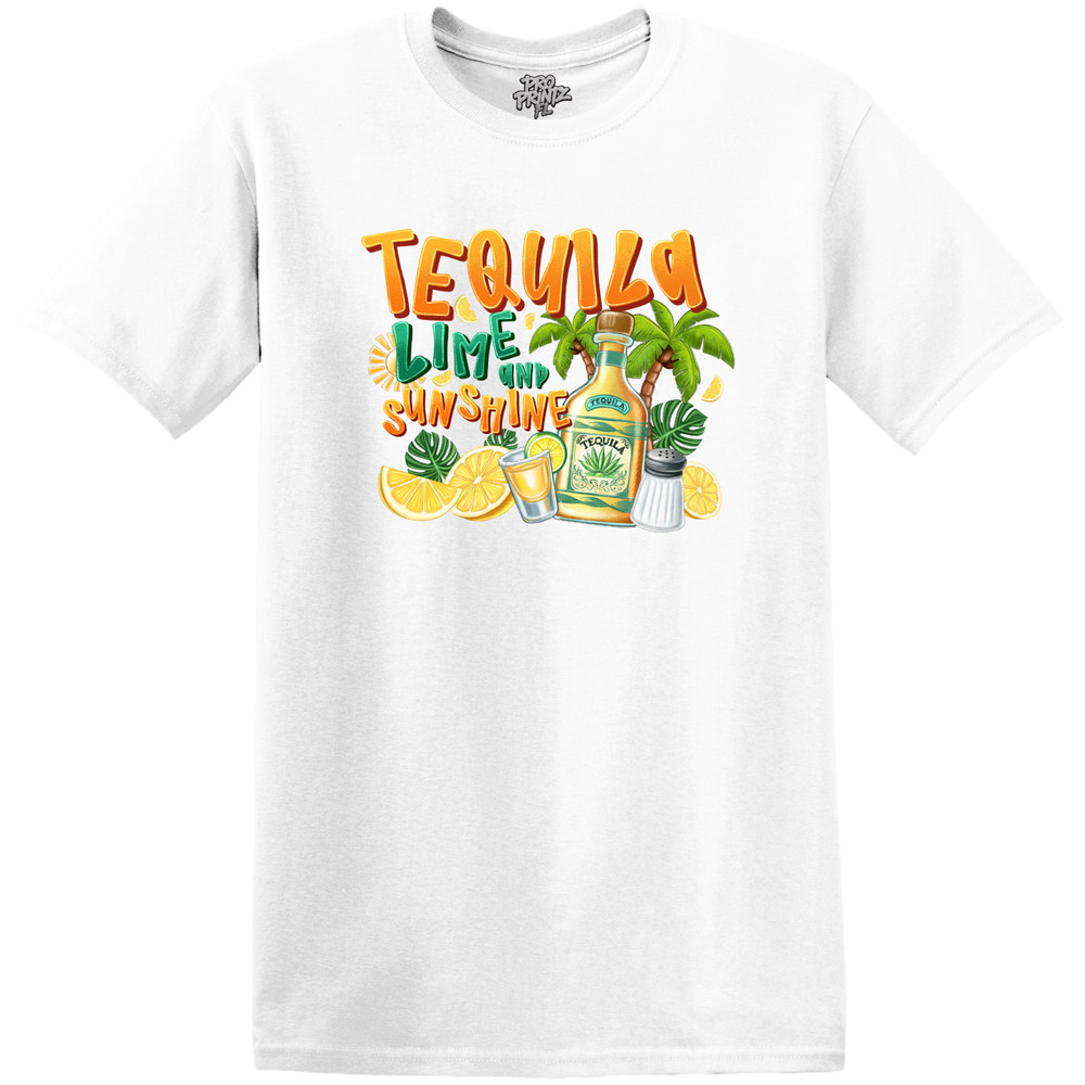 Funny T-Shirt “Tequila, Lime, & Sunshine”