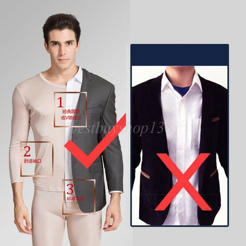 Men 100% Mulberry Silk Knitted V Neck T Shirts Underwear Short Sleeve Tops Shirt gallery