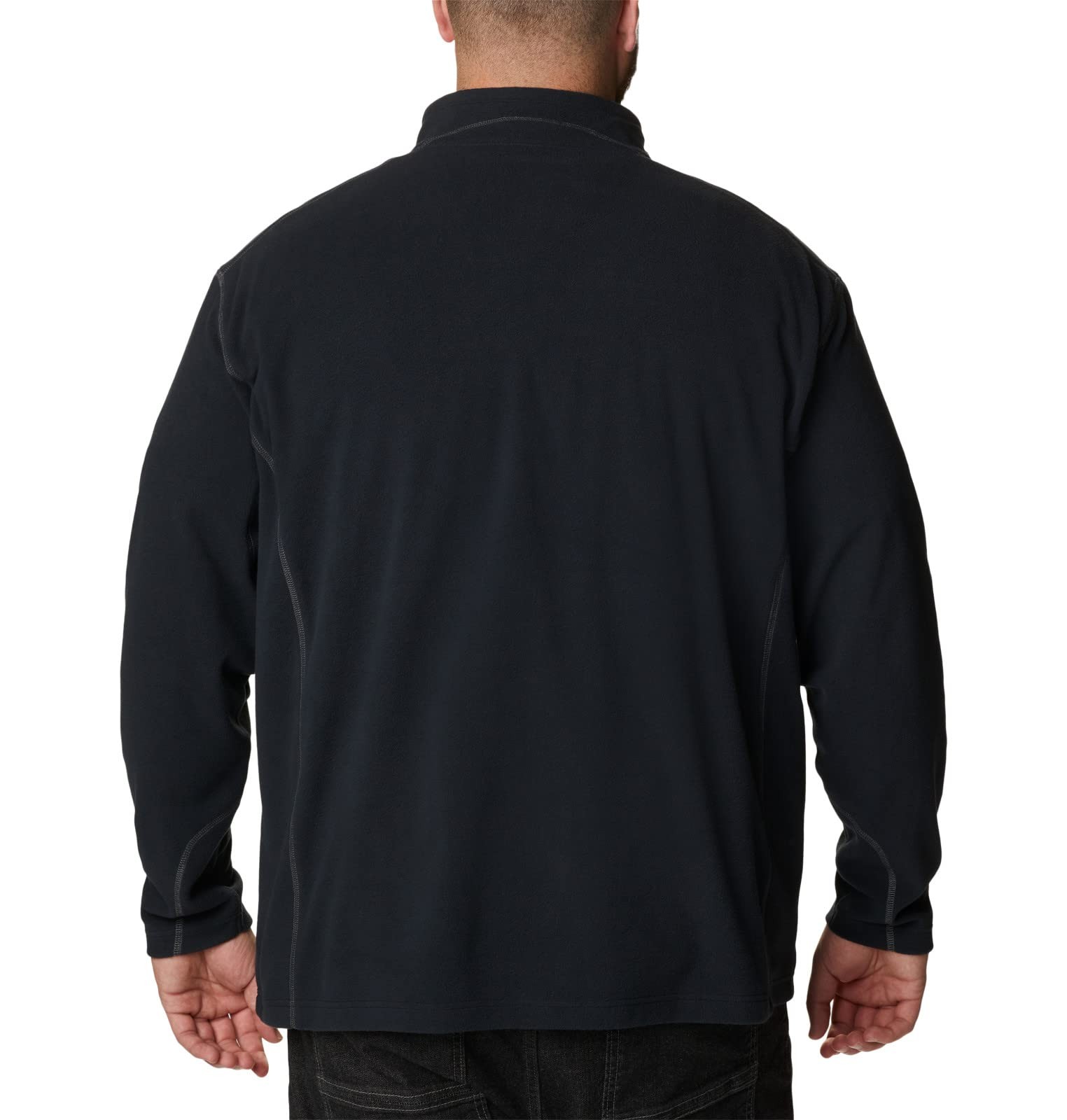 Columbia Mens Klamath Range II Half Zip Fleece Jacket, Black, 3X gallery
