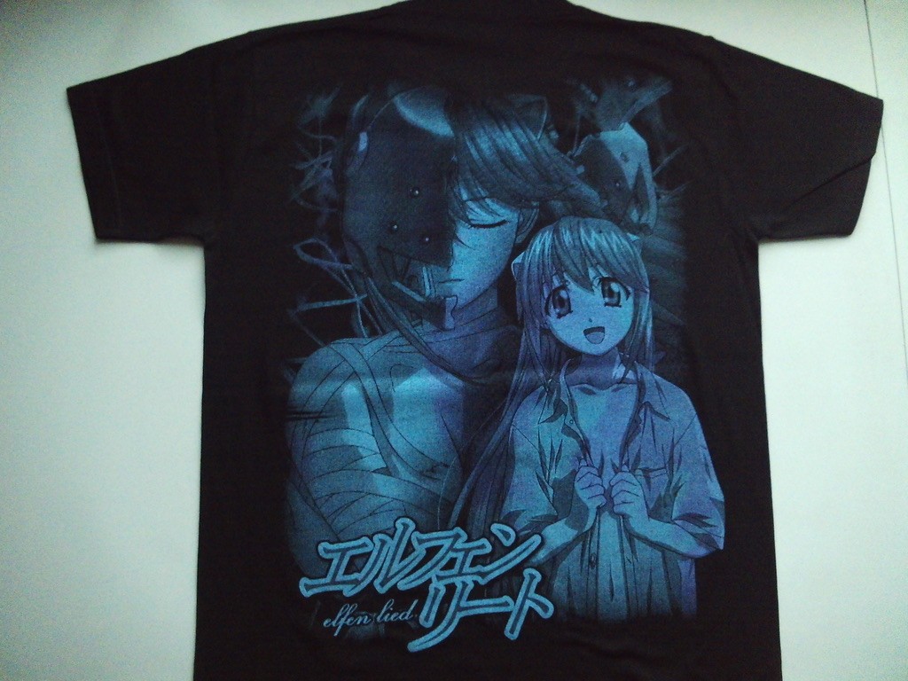 ELFEN LIED T-SHIRT,WAIFU VINTAGE STYLE ANOTHER RE ZERO HENTAI SORA MIRAI NIKKI gallery